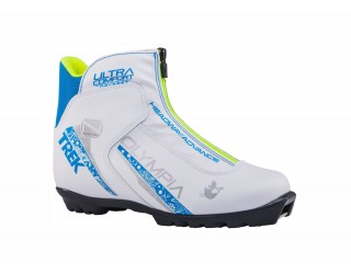 Ботинки лыжные женские TREK Olympia2 белый (лого синий) N
