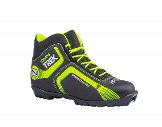 Ботинки лыжные TREK Omni1 черный (лого лайм неон) N