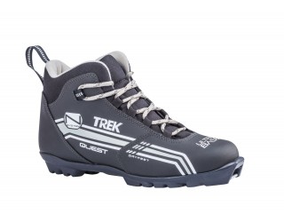 Ботинки лыжные TREK Quest4 черный (лого серый) N