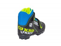 Ботинки лыжные детские TREK Snowrock1 черный (лого лайм неон) N