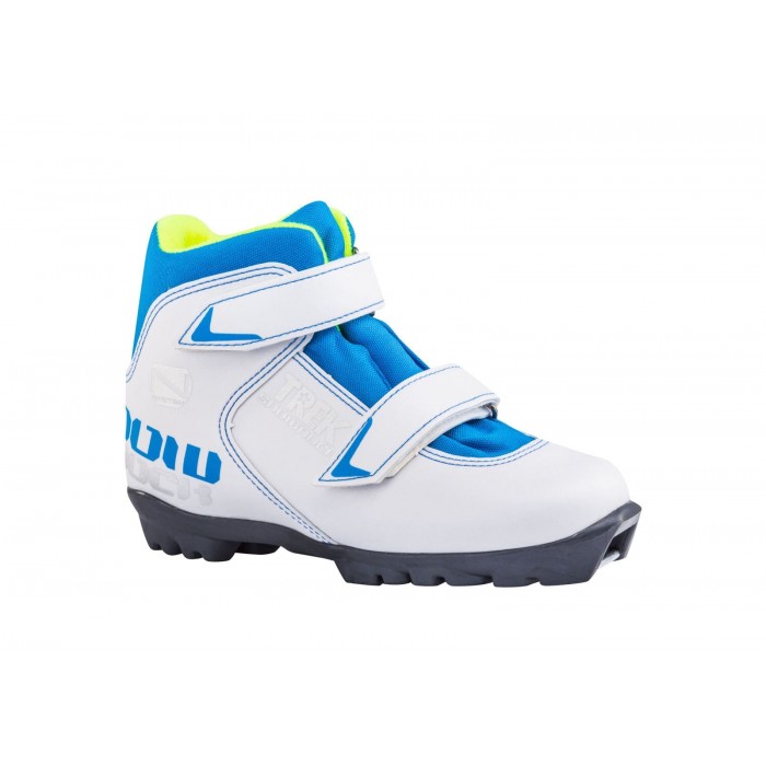 Ботинки лыжные детские TREK Snowrock2 белый (лого синий) N