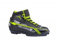 Ботинки лыжные TREK Sportiks1 черный (лого лайм неон) N